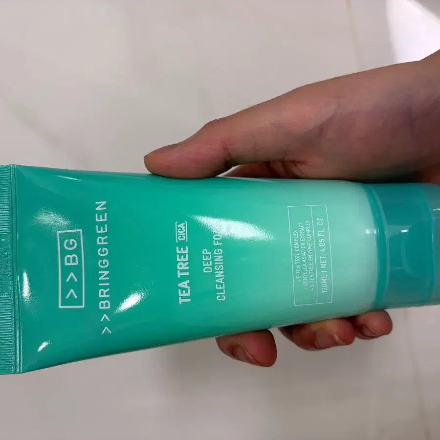 브링그린 티트리 시카 딥 클렌징 폼 120ml 새상품