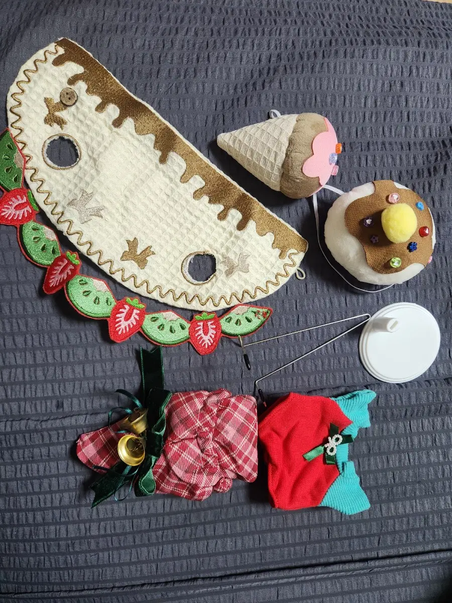 20cm 크레페 인형 옷 세트