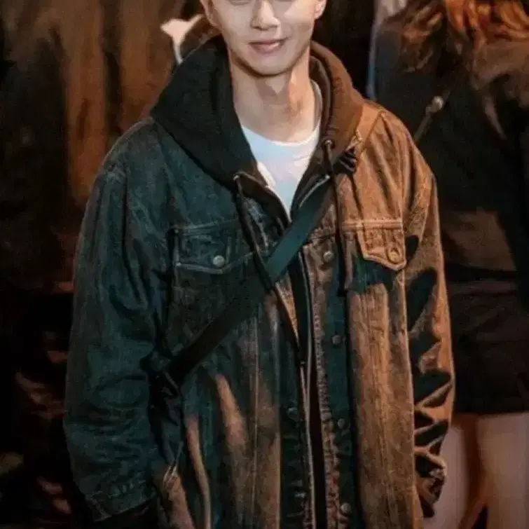 준지 박서준 데님자켓