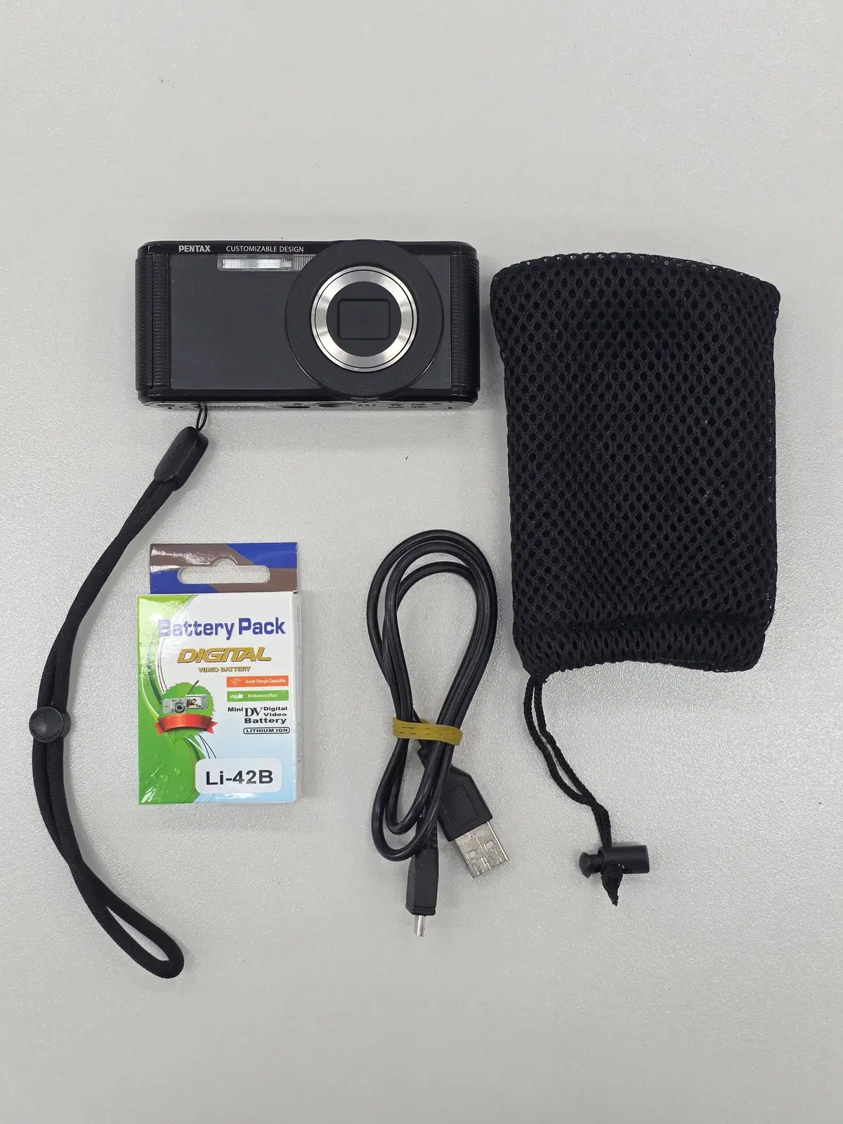 펜탁스 Optio LS465 초슬림 빈티지 디지털 카메라