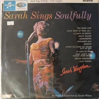 [수입중고LP] Sarah Vaughan   Sarah Sings Soulfully