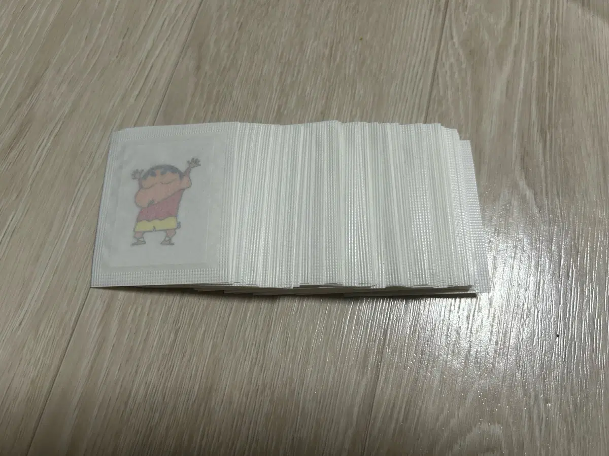 짱구 띠부씰 떡씰 미개봉 전종 50종