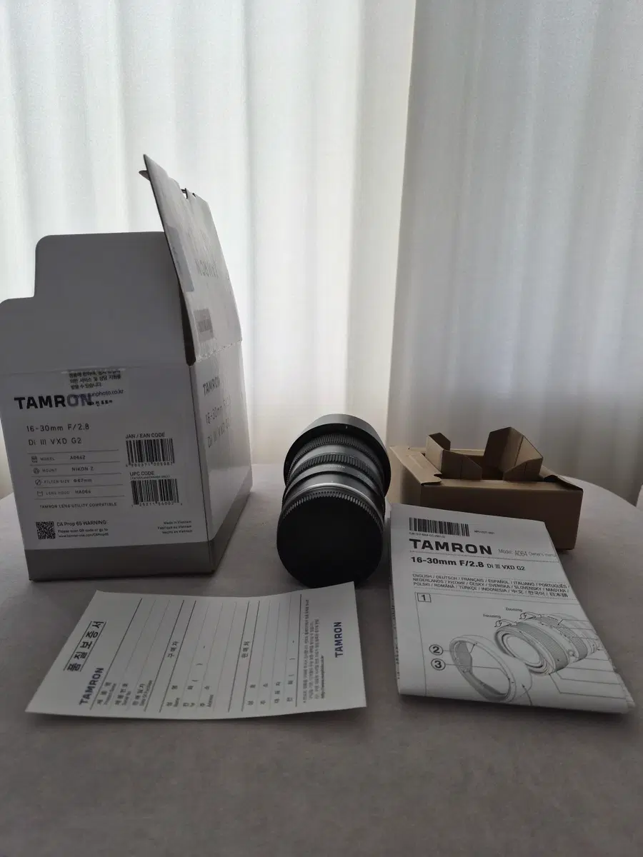 탐론 16-30mm F/2.8 Di Ill VXD G2 렌즈
