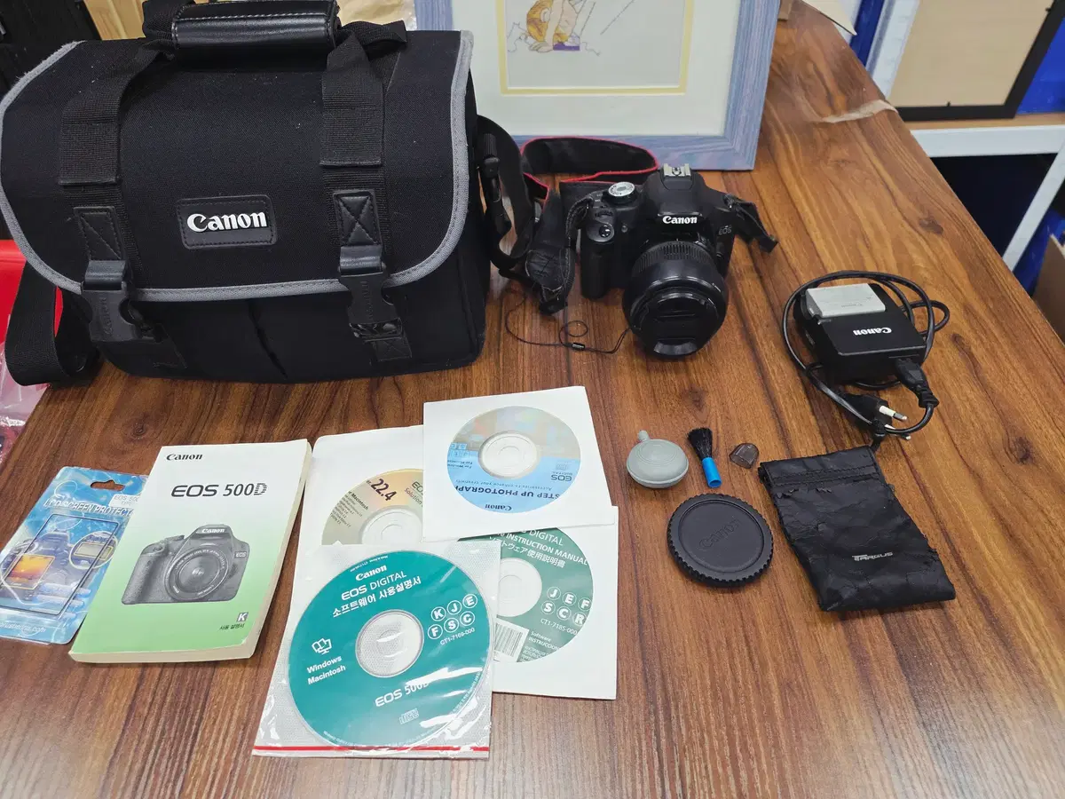 풀구성) 캐논 EOS 500D+번들렌즈, DSLR 카메라