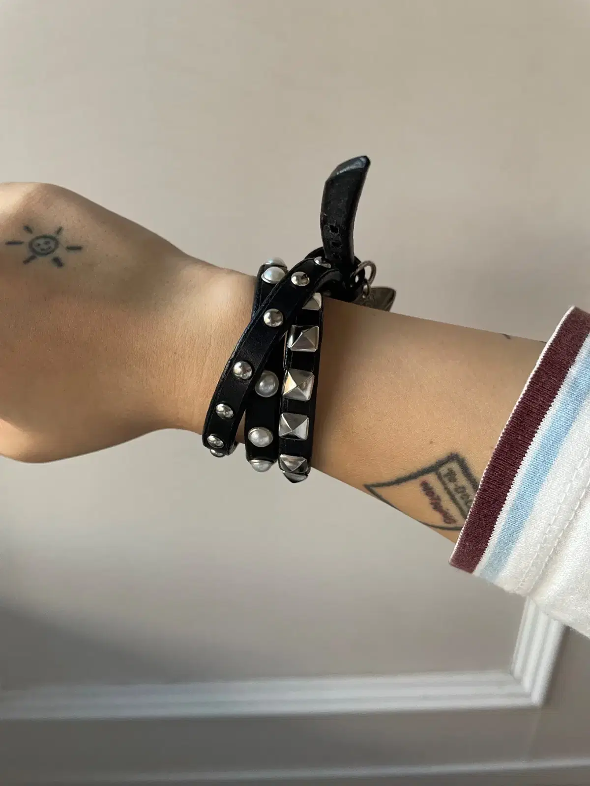 hysteric glamour 히스테릭글래머 Leather bracele