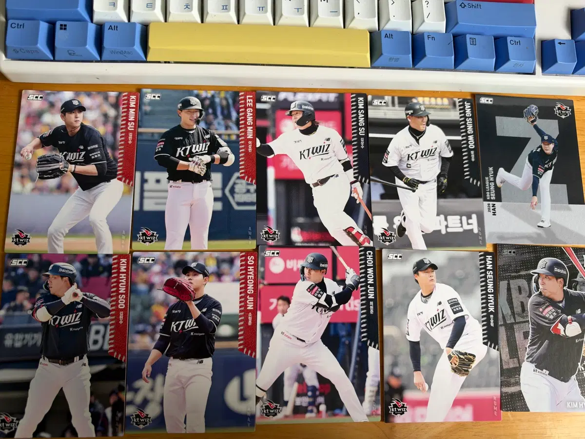 2026 KBO 오피셜 KT 위즈 카드 일괄 판매