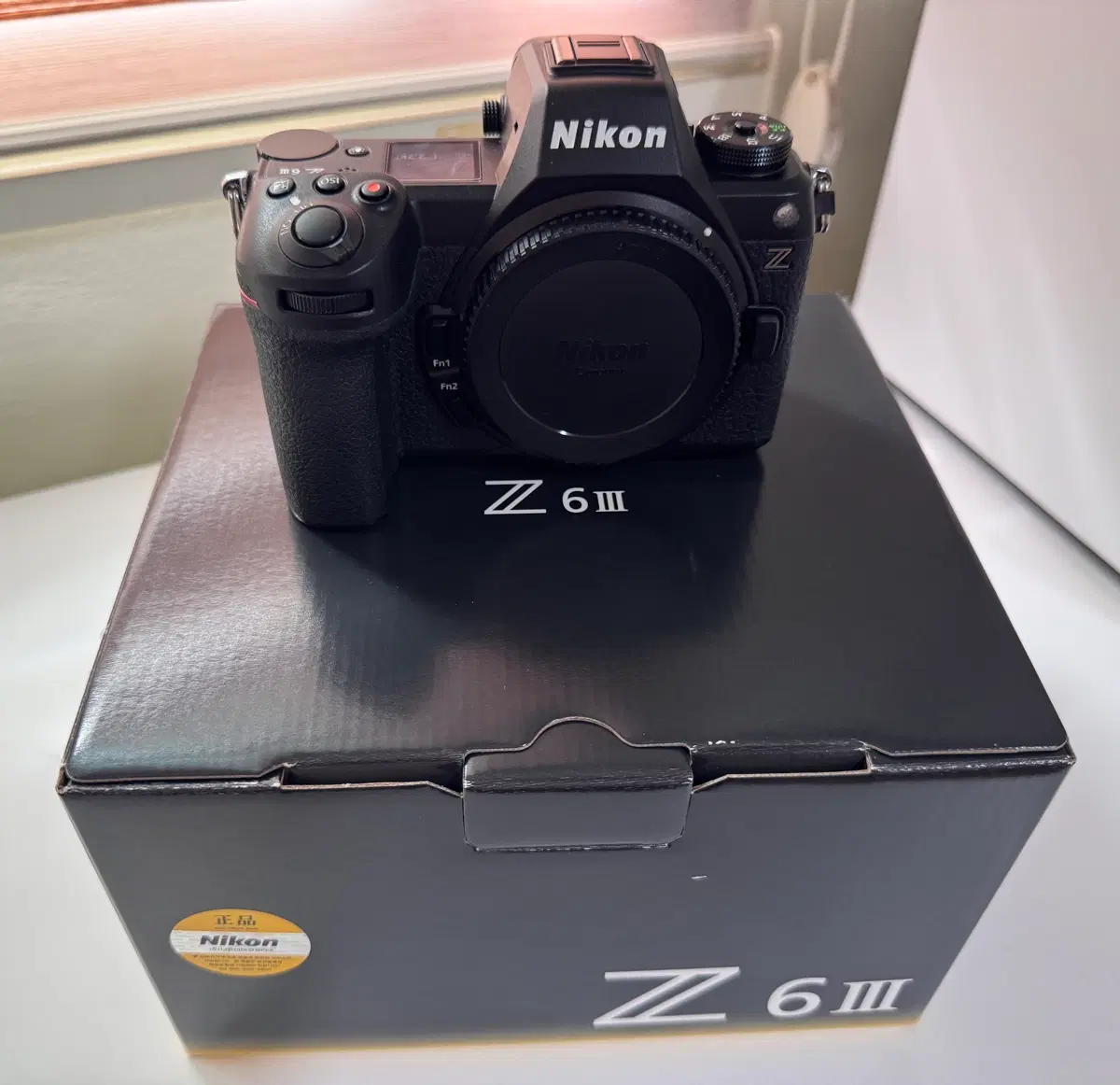 니콘 Z6iii (신품급/컷수1200/보증 28년 5월 26일까지)를 판매 또는 ZF와 교환합니다