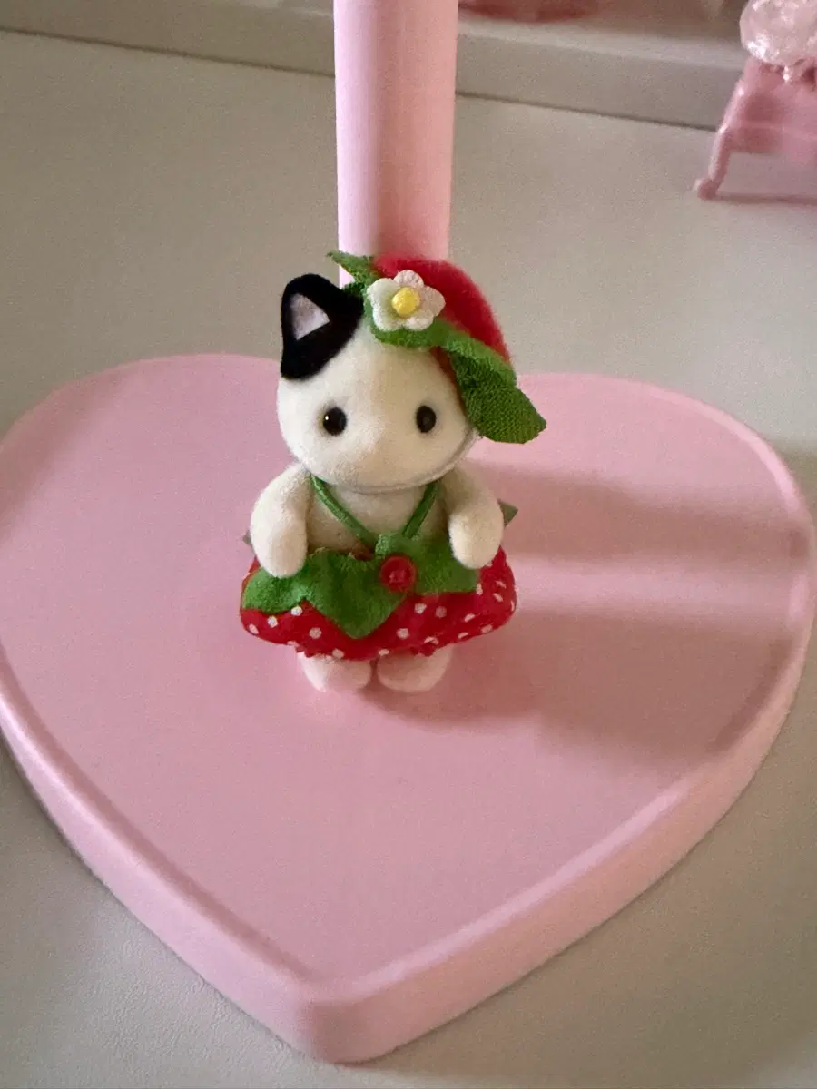 실바니안 모여라 딸기 분철 고양이