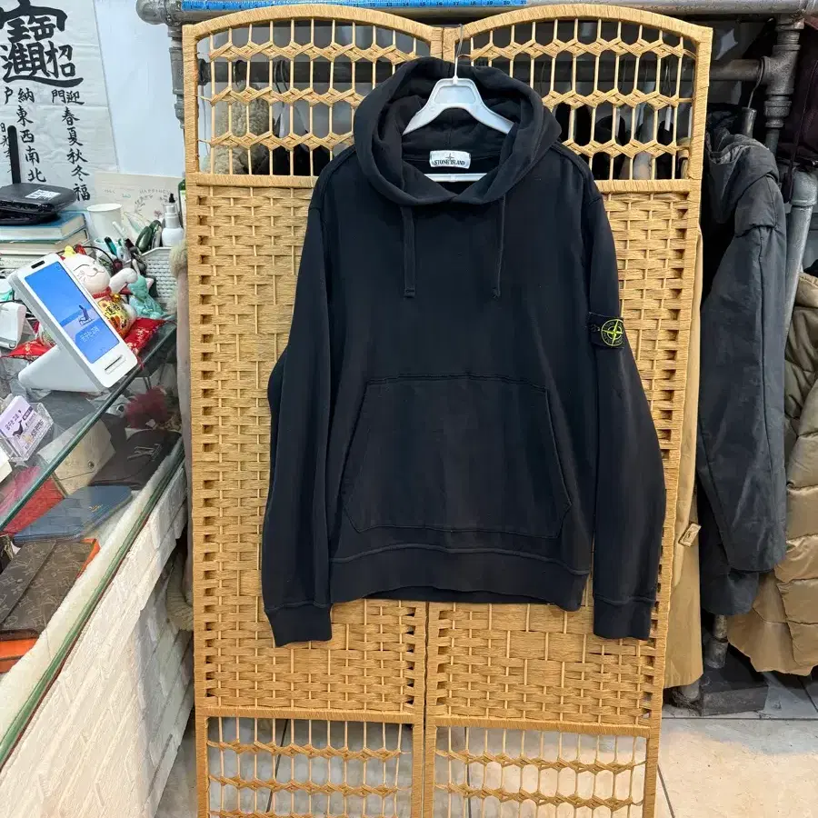 100/19fw 정품 스톤아일랜드 기모 후드티 팝니다