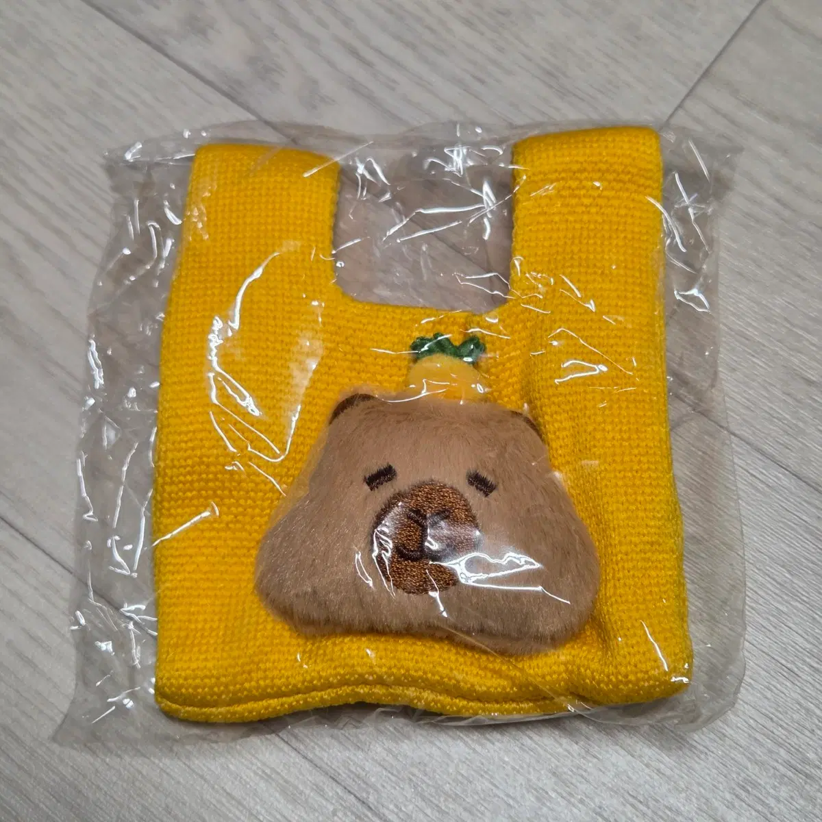 (미개봉)카피바라 외출 니트 가방 가챠