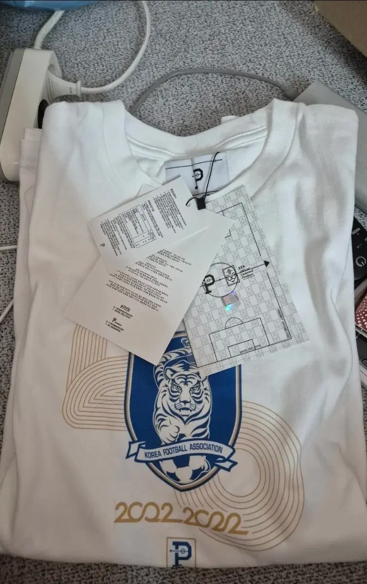 KFA 2002-2022 반팔 티셔츠 화이트