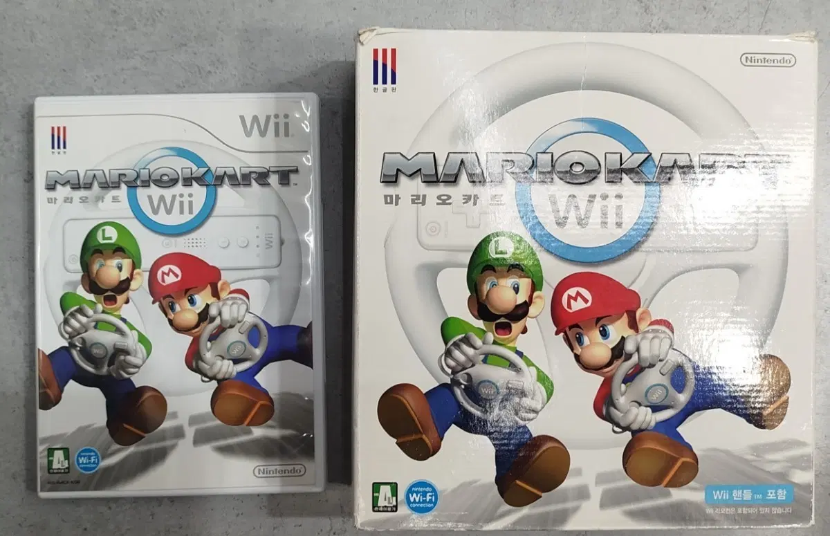 닌텐도 wii 마리오카트 wii 정발, 핸들x2 팝니다 위