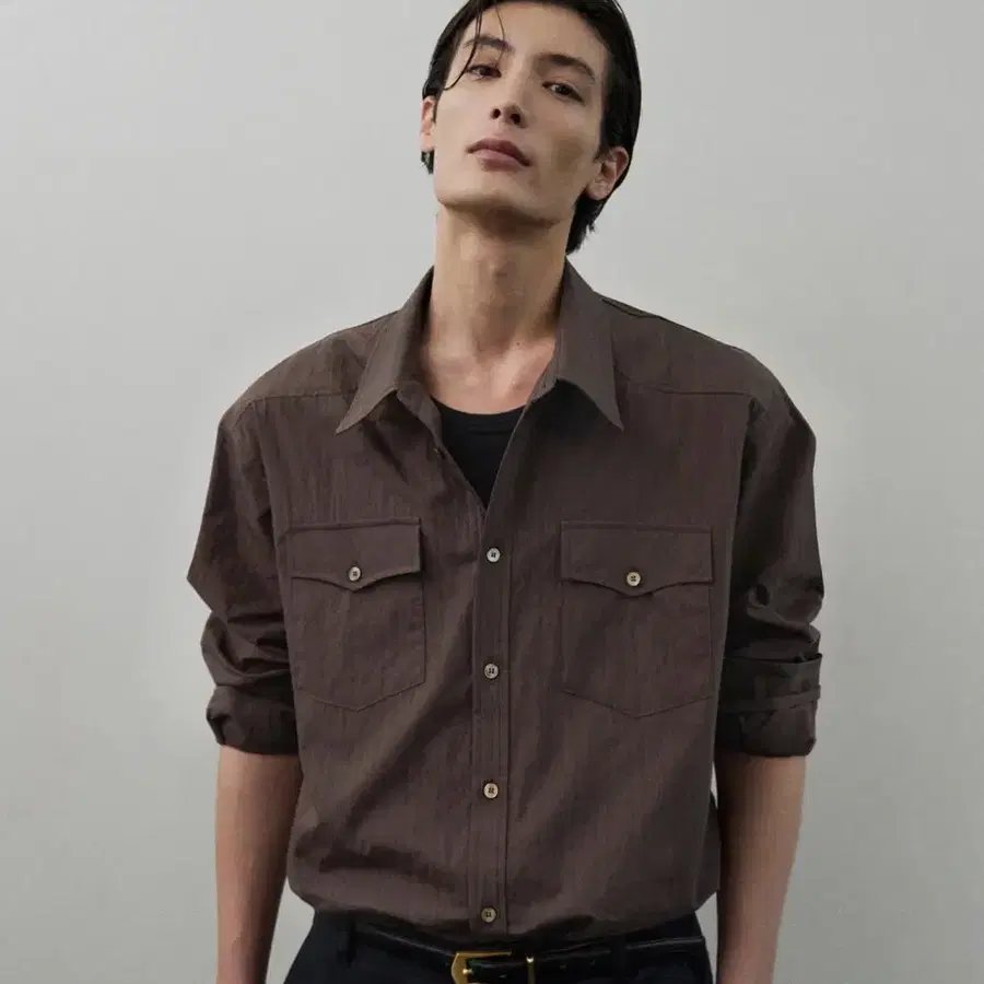 블레이어 카프카 웨스턴 스트라이프 셔츠 L