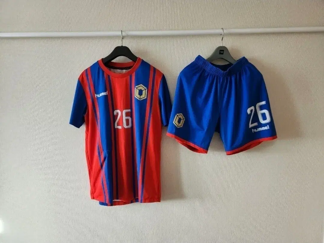 경남공고 축구부 선수지급용 유니폼 상하의 세트 L사이즈