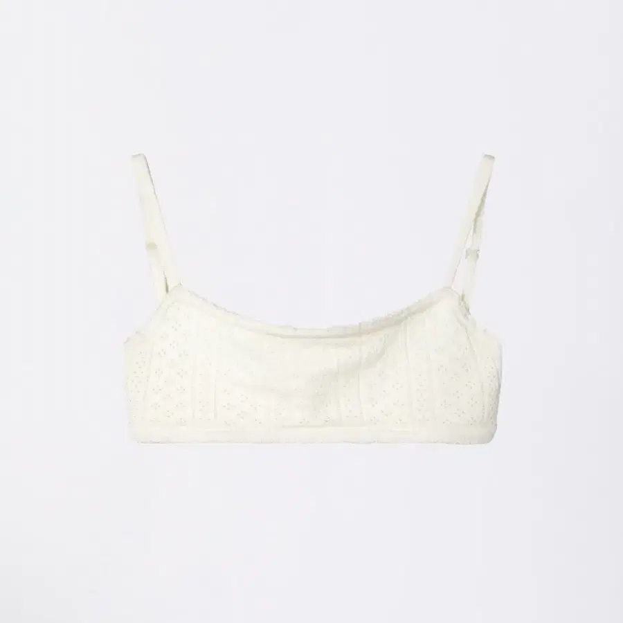 새상품 스컬프터) Eyelet Knit Bustier IV L