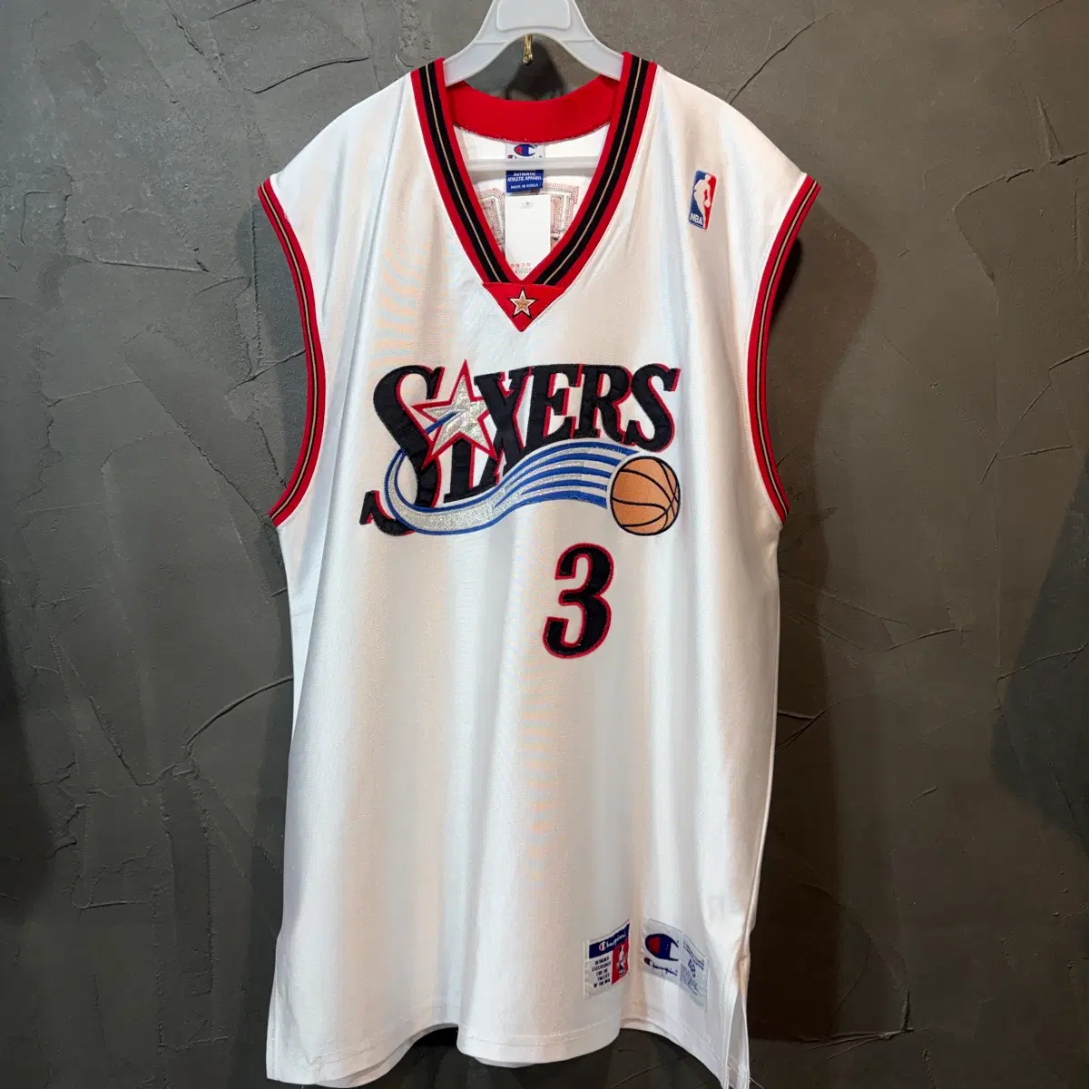 [XL] 아이버슨 세븐티식서스 NBA 챔피온 유니폼