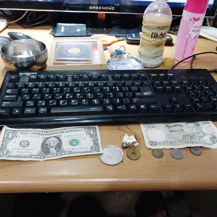 다양한 외국 동전과 지폐 일괄/내용 필독