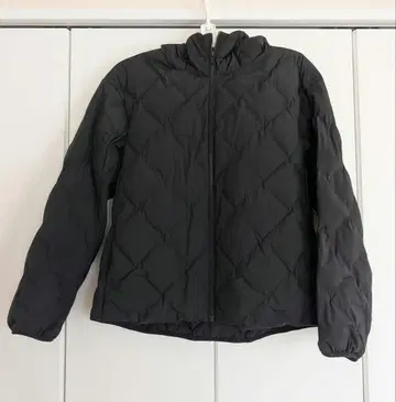 UNIQLO 퍼프테크 후드티 자켓 M 사이즈 블랙