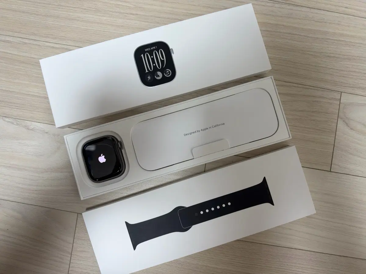 애플워치11 46mm GPS 실버색상 (풀박스 배터리효율 100%)