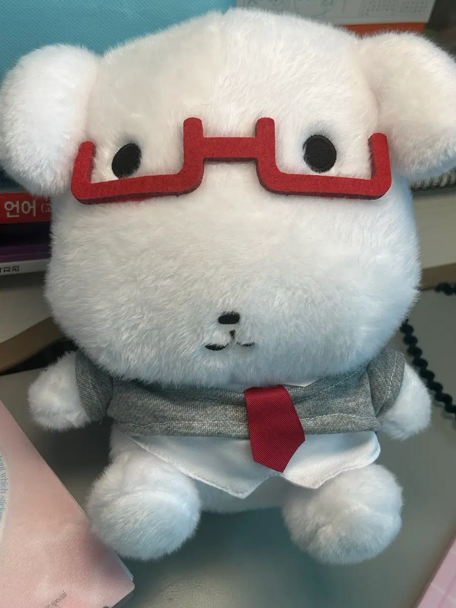 가나디 인형 빨간 안경 인형