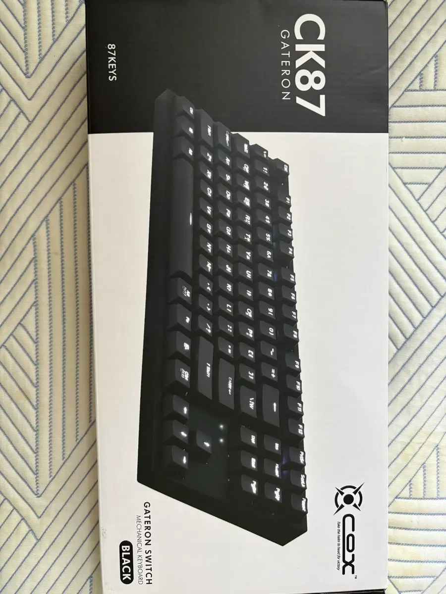 cox CK87 GATERON 기계식 키보드 블랙