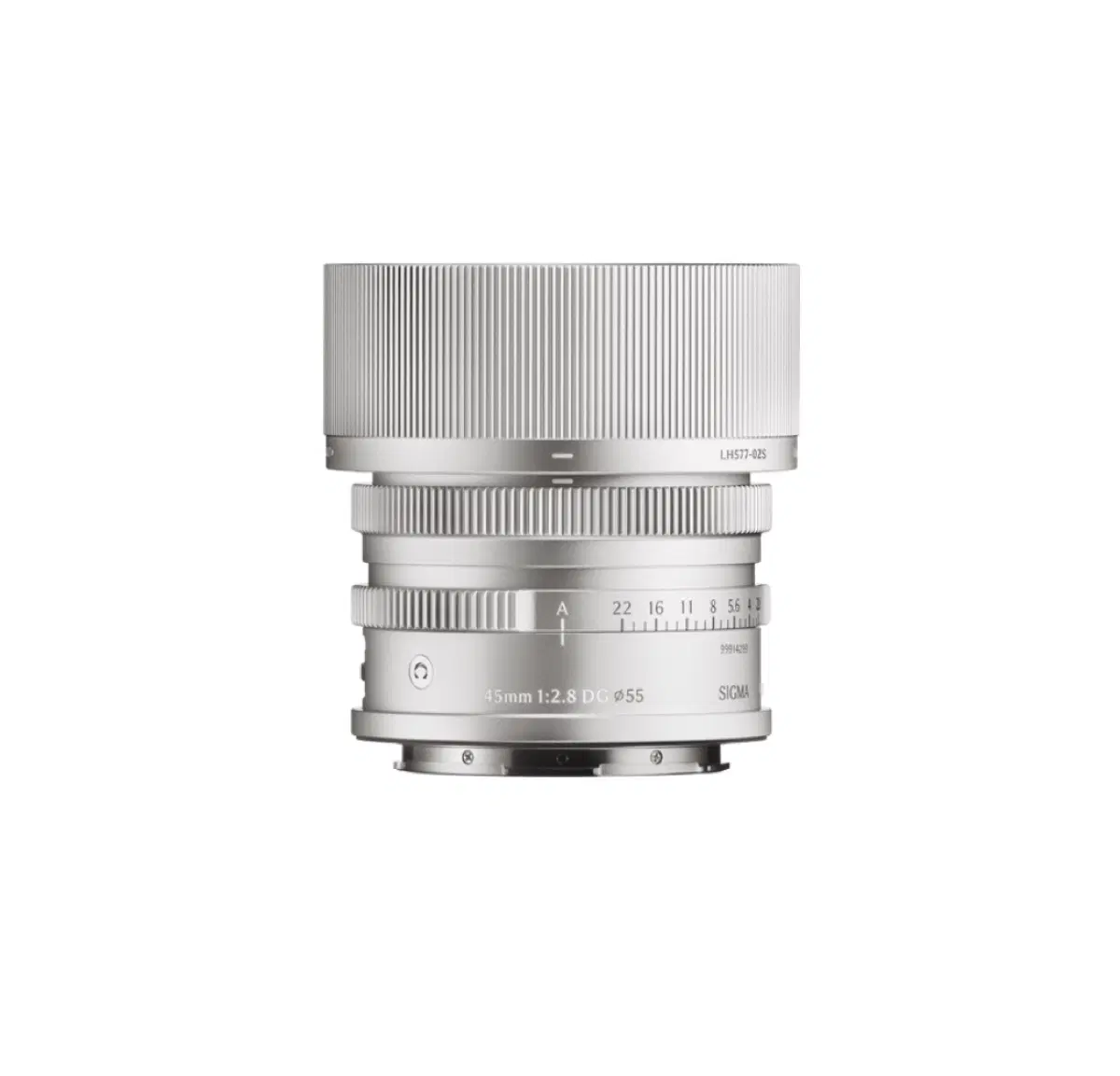 미사용 L마운트 / Sigma 시그마 45mm F2.8 DG 실버 단렌즈