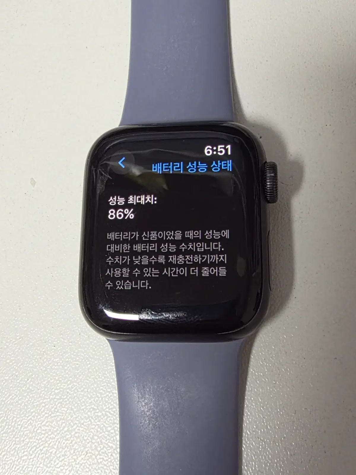 애플워치 SE 40mm, GPS, 86% 블랙
