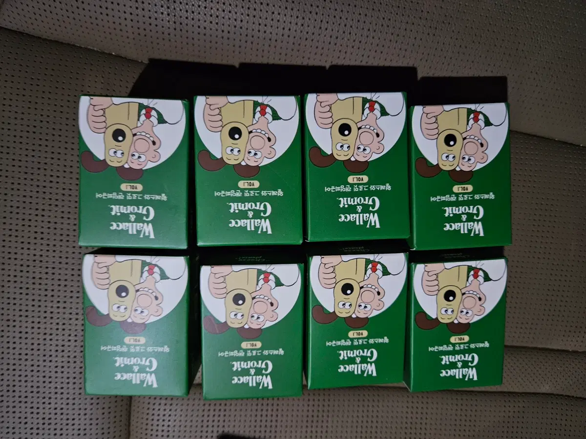 월레스와 그로밋 랜덤 피규어 8개