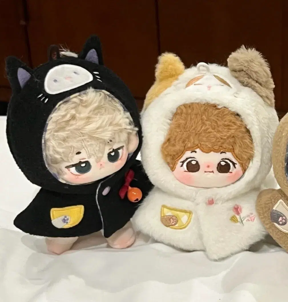 10cm 냥이망토옷장 할로윈냥이 삼색냥이 솜인형옷 인형옷 망토 케이프 일괄 양도