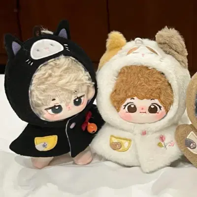 10cm 냥이망토옷장 할로윈냥이 삼색냥이 솜인형옷 인형옷 망토 케이프 일괄 양도