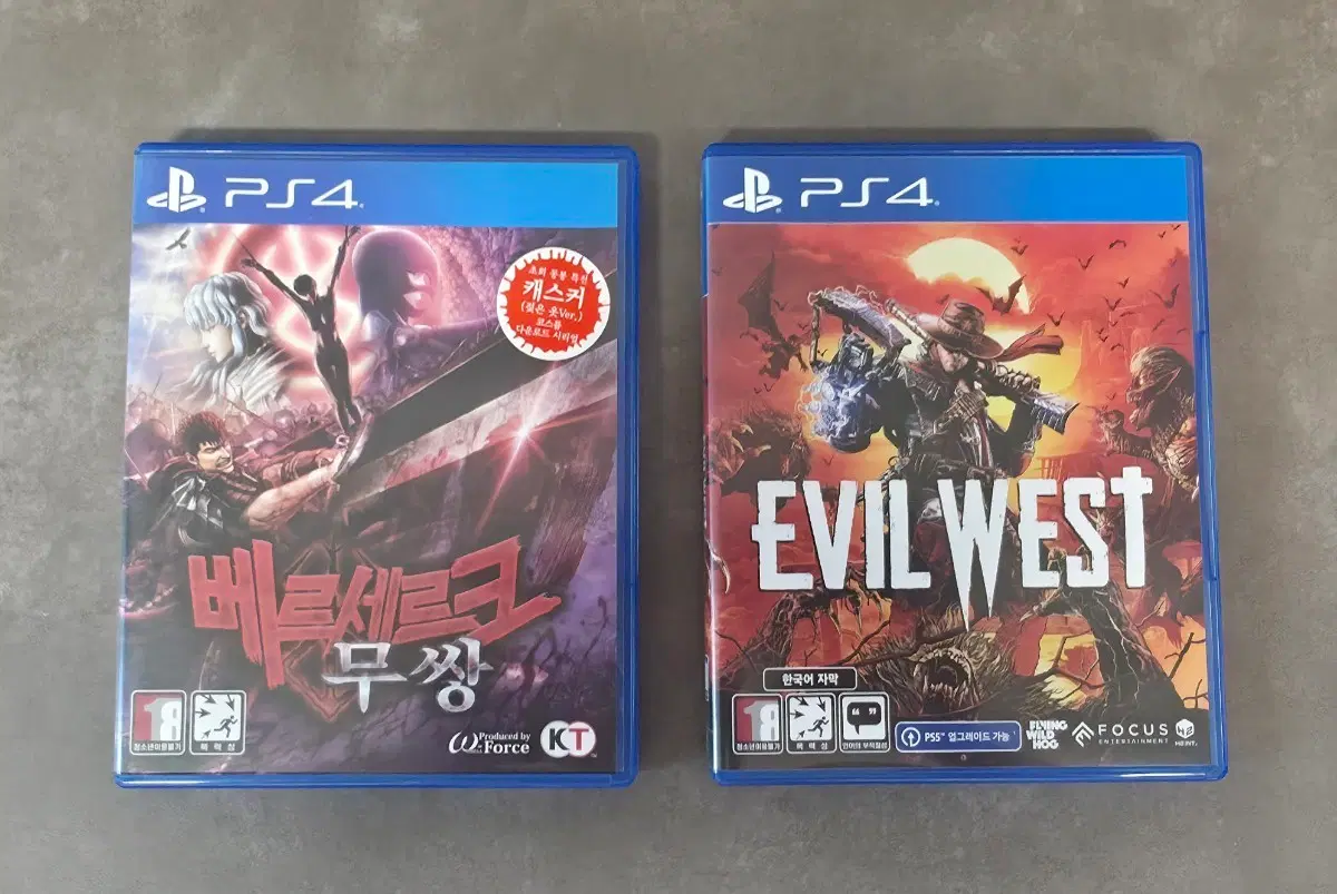 PS4 베르세르크 무쌍 / 이블 웨스트 2개 세트