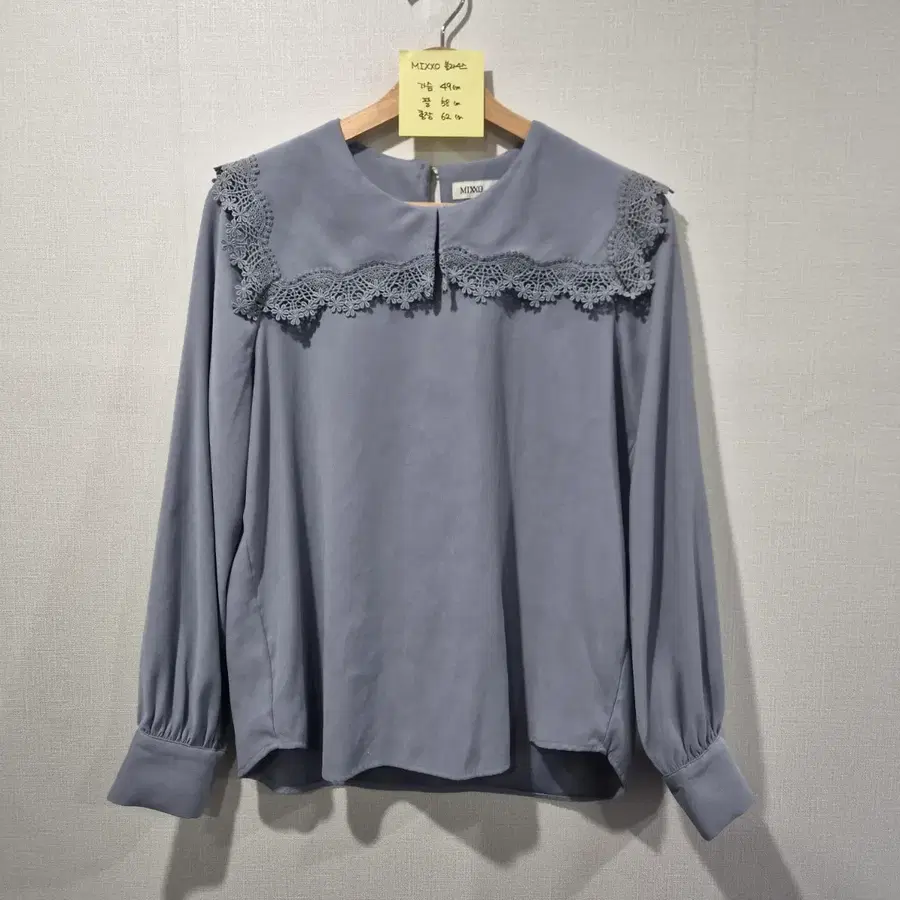 [S] 믹쏘(MIXXO) 블루카라 블라우스