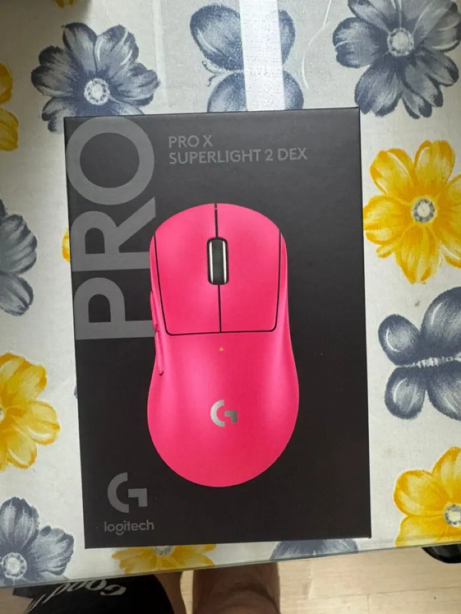 로지텍 PRO X SUPERLIGHT 2 DEX 핑크