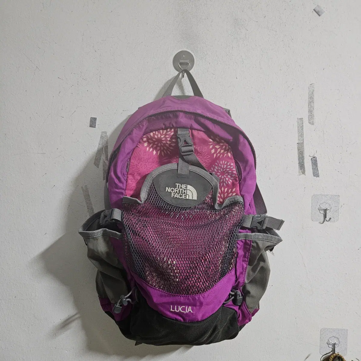 노스페이스 루시아 백팩 보라색23L