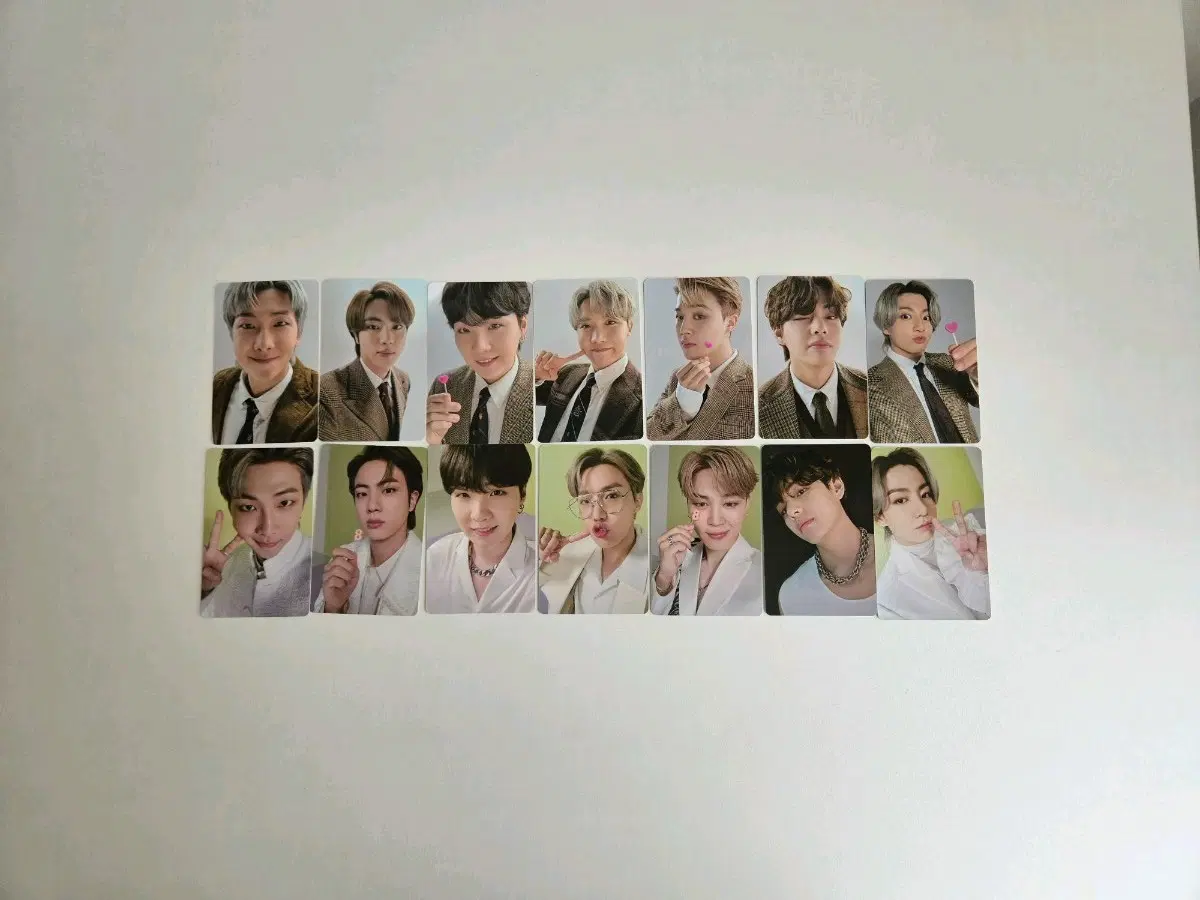 디데이 캘린더 포카 14장 일괄 방탄 bts poca pc
