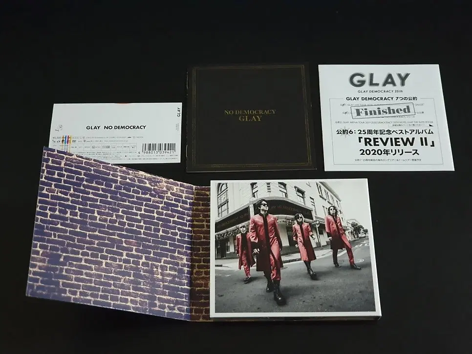 GLAY 글레이 앨범 NO DEMOCRACY (CD+2DVD) 음반