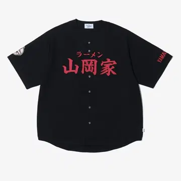 KEBOZ x 라멘 야마오카가 베이스볼 셔츠 M 블랙