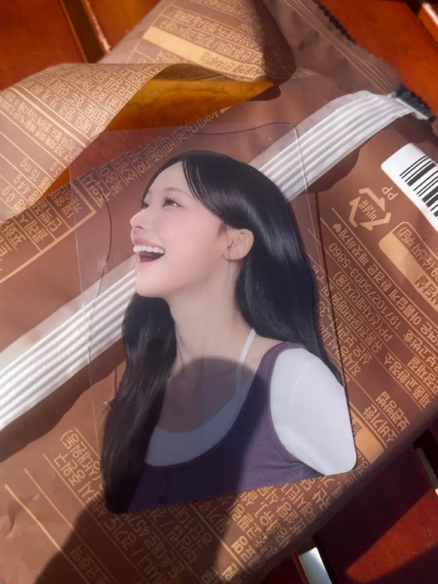 리센느 빵 원이 포카 투명포카