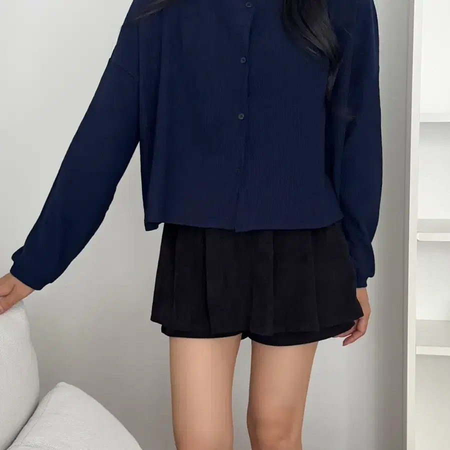 새상품 루즈핏 단가라 가디건 라운드 데일리 간절기 55-77