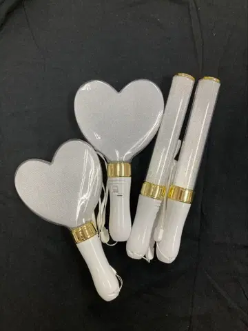 하트 응원봉 2개와 응원봉 2개 세트