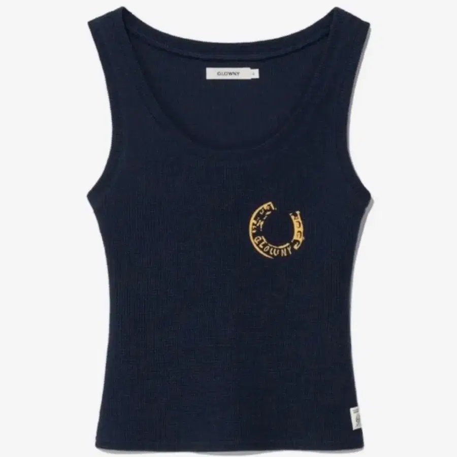 글로니 와플 슬리브 네이비 ROCKY WAFFLE SLEEVELESS TOP S