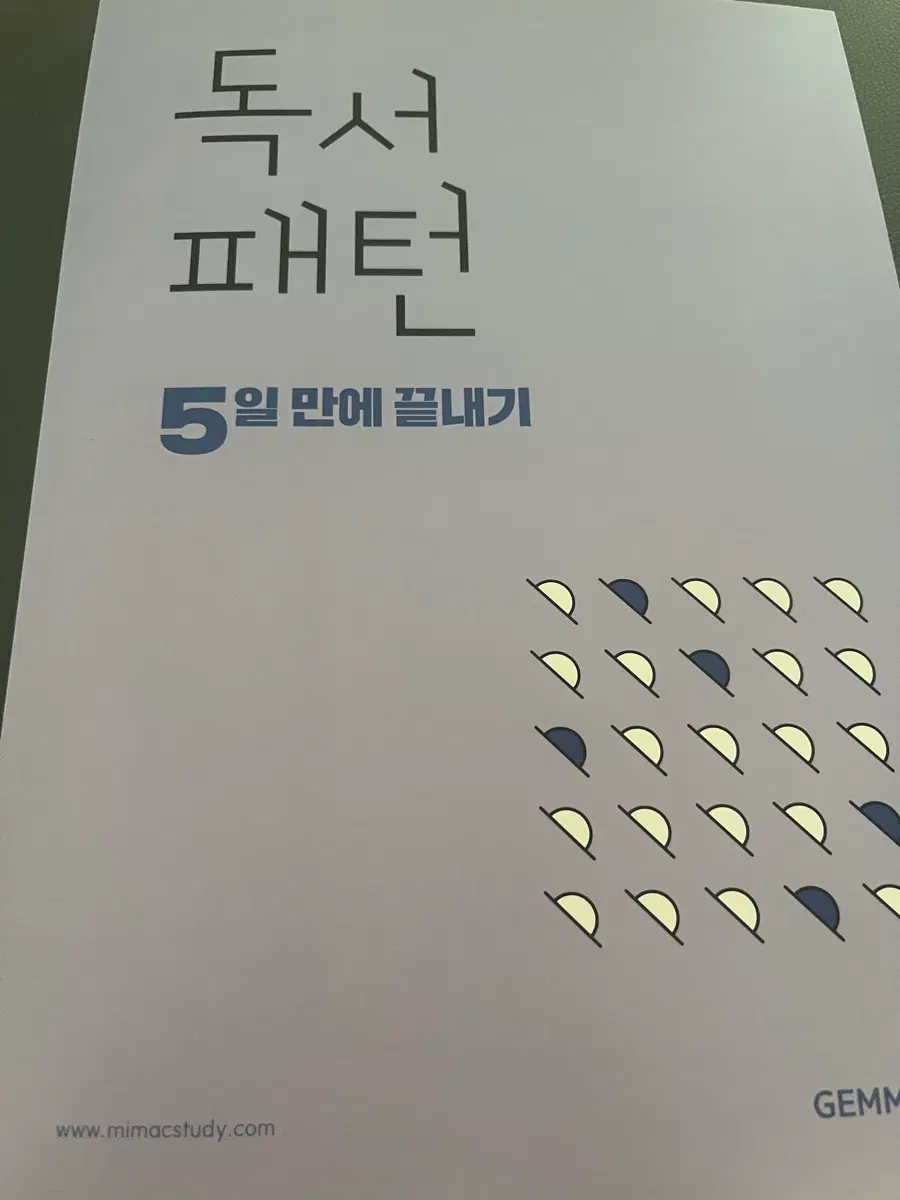 김젬마 독서패턴 5일만에끝내기 2027