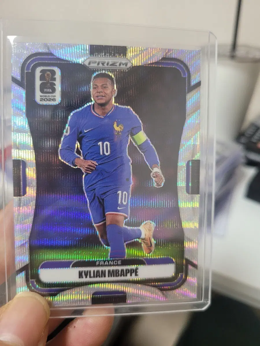 PRIZM FIFA 월드컵 킬리안 음바페 카드 실버웨이브