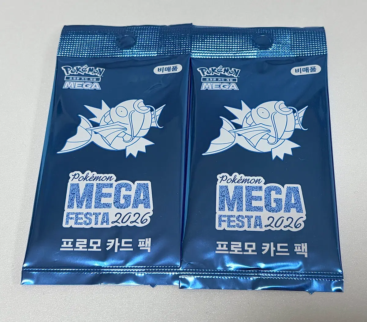 포켓몬 메가 페스타 2026 잉어킹 프로모카드 2팩