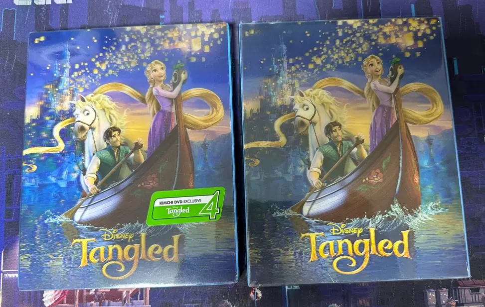 [블루레이] 김치DVD 라푼젤 렌티, 라푼젤 렌티+자비 스틸북 구성 (2종)