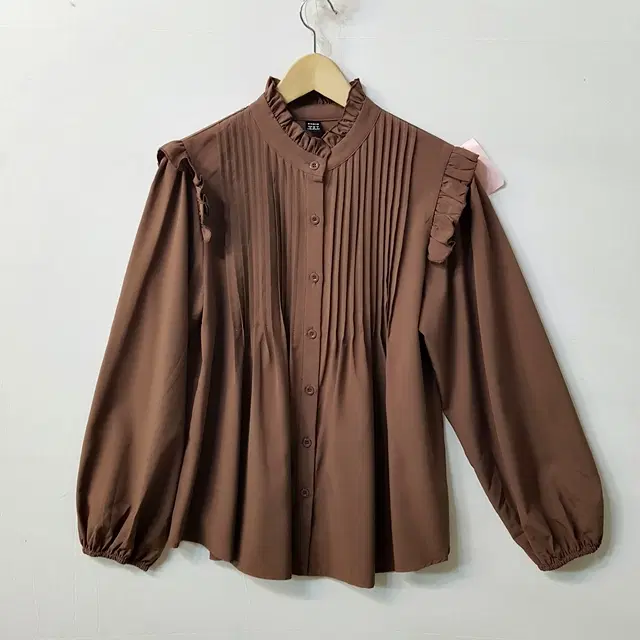 SHEIN 블라우스 브라운