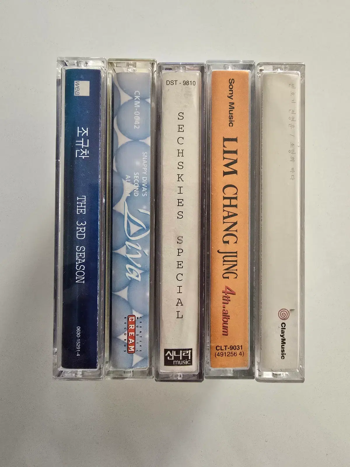 188 개봉 카세트테이프 일괄판매 - 조규찬, 디바, 젝스키스, 임창정, 민호기 전영훈