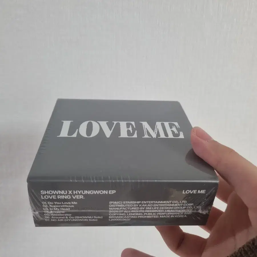 (미개봉) 셔누형원 LOVE ME 앨범 LOVE LING VER