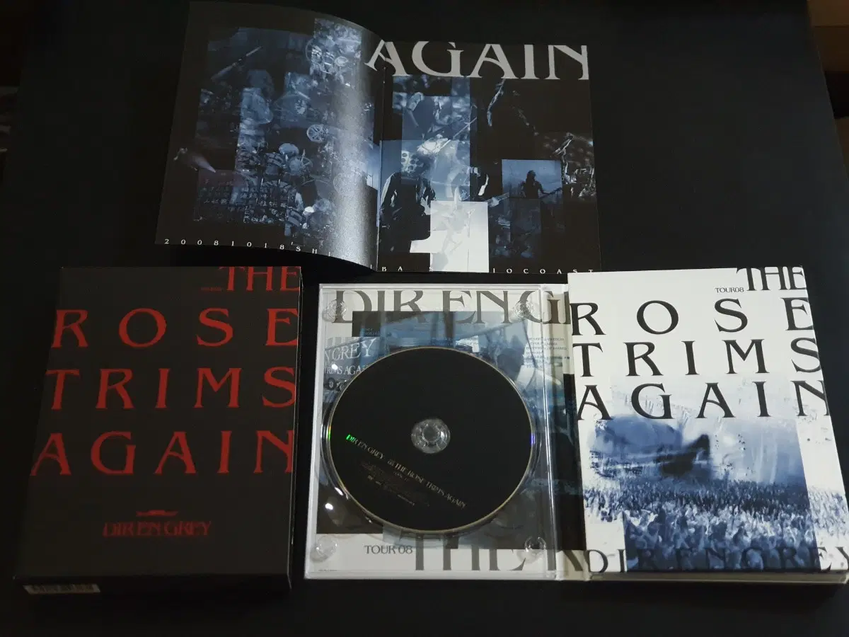 디르앙그레이 라이브 투어 영상 TOUR 08 THE ROSE TRIMS AGAIN (2DVD+CD) 한정반