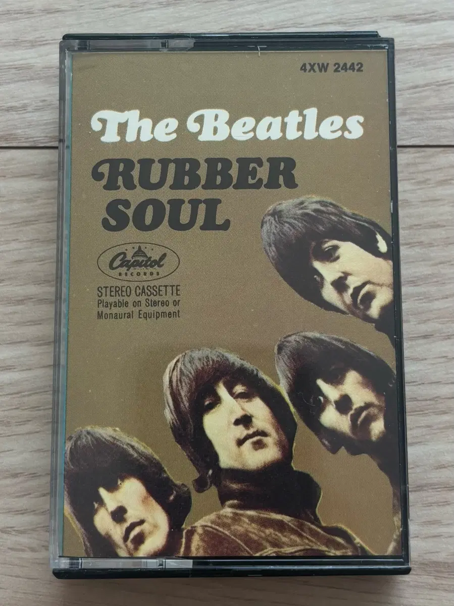 비틀즈 THE BEATLES Rubber Soul 러버 소울 카세트 테이프 미국판 1978년 앨범 음반